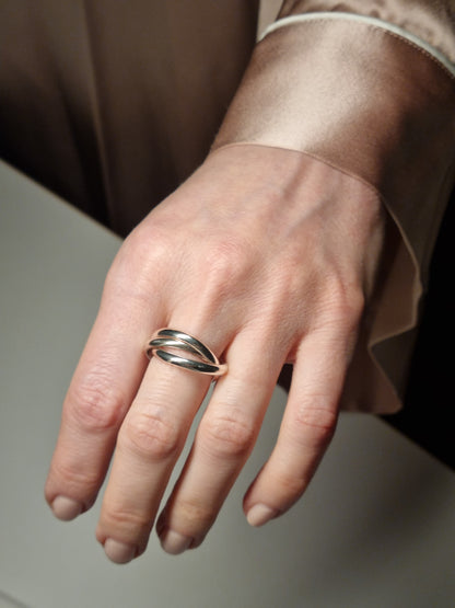 Silver Orbit Ring