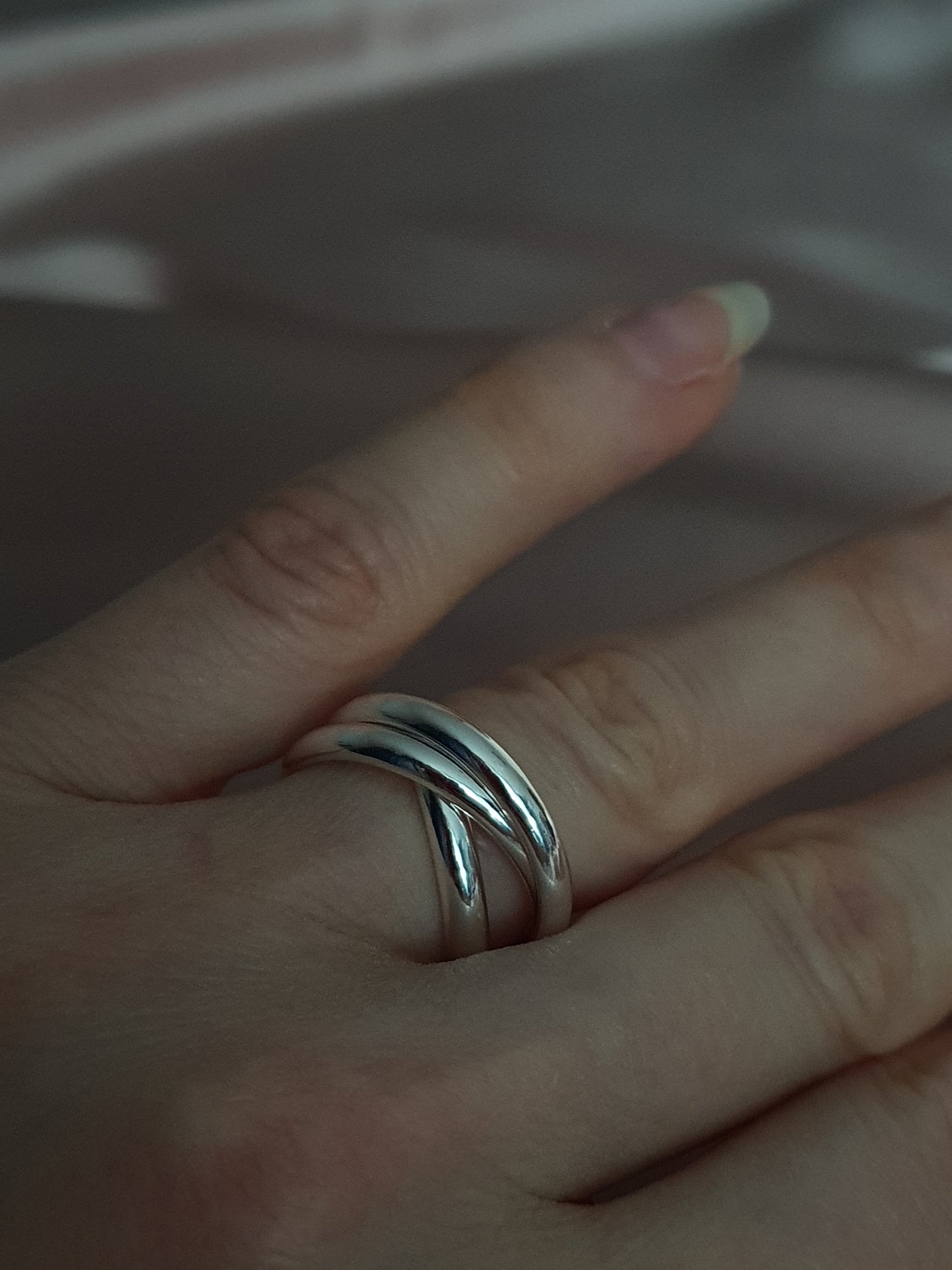 Silver Orbit Ring