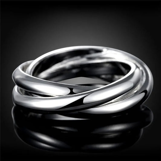 Silver Orbit Ring